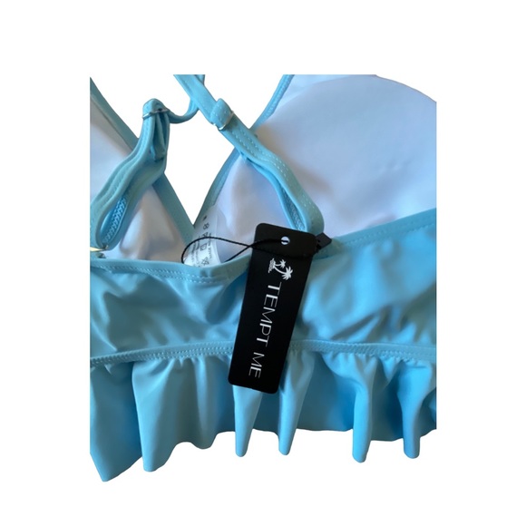 Tempt Me Bikini Ruffled Flounced Top - Picture 7 of 10